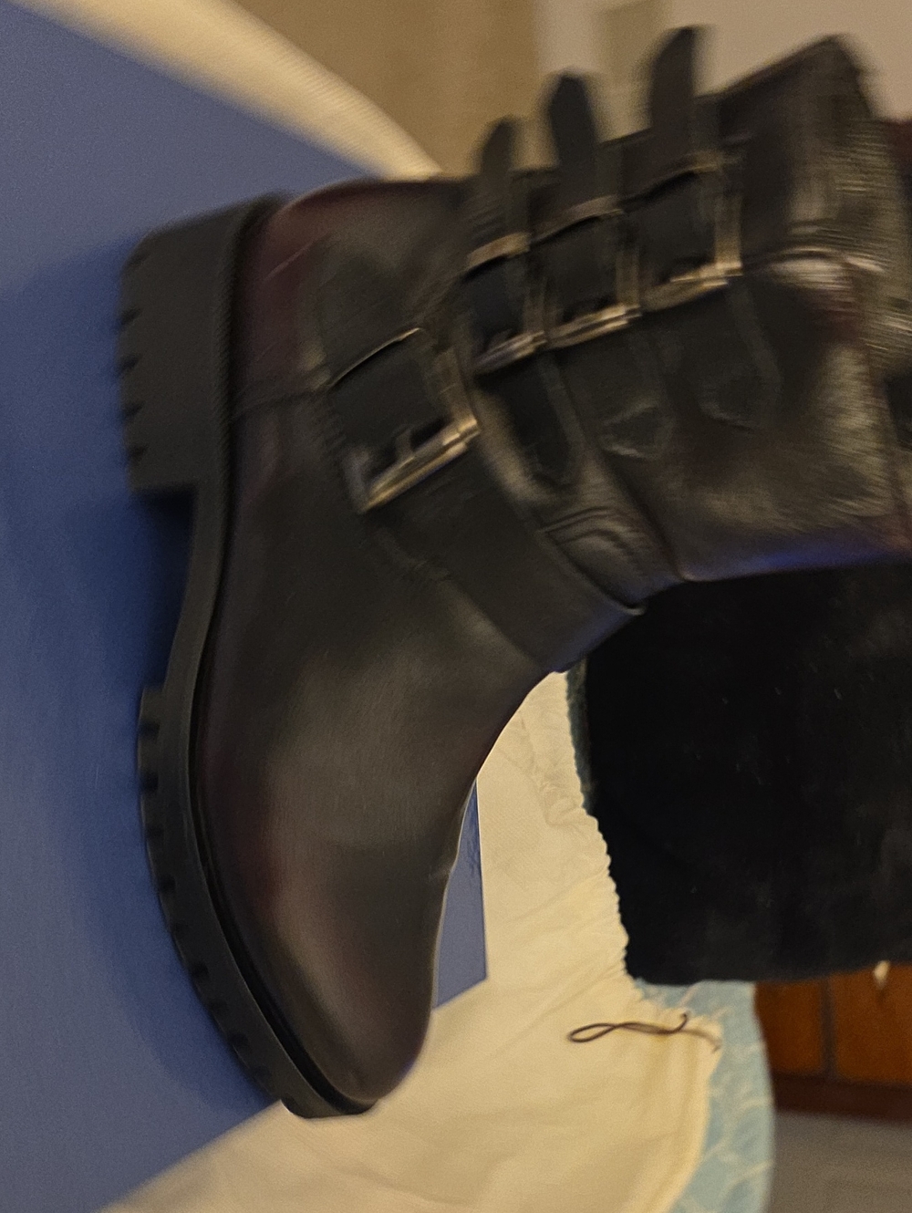 Women's Black Buckle Ankle Boots - Classic Leather Style